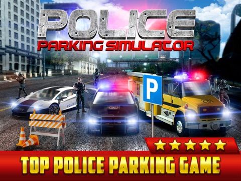 3D Police Parking Simulator Game game screenshot
