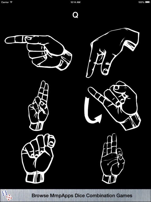 3Strike American Sign Language Fingerspelling game screenshot