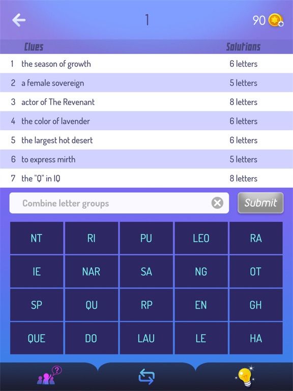 7 Words Puzzle