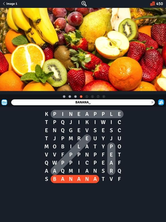 8 Words Search game screenshot