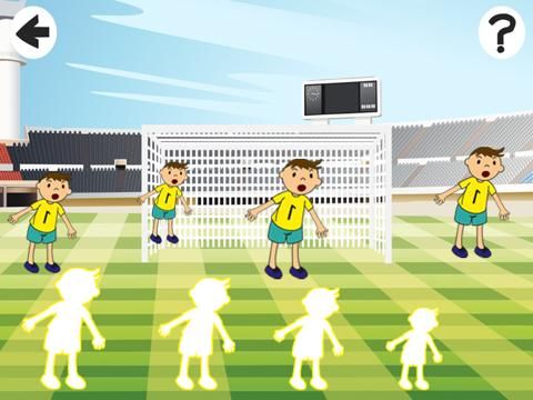 A Sort By Size Game for Children: Learn and Play with Soccer