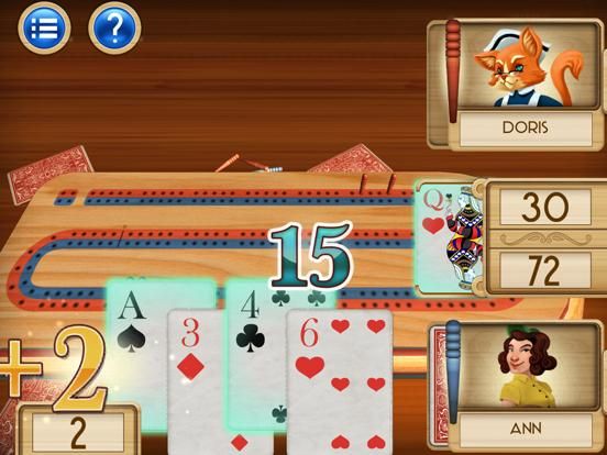 Aces Cribbage game screenshot