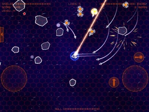 Alien Space Retro game screenshot