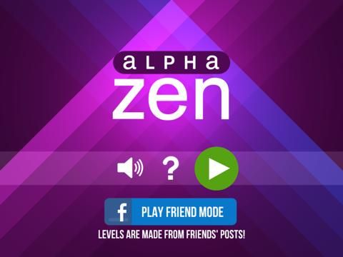 Alpha Zen game screenshot