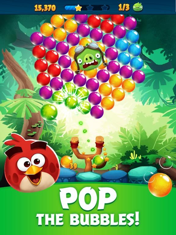 Angry Birds Stella POP! game screenshot