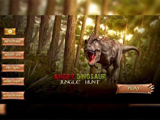 Angry Dinosaur T-Rex Simulator game screenshot