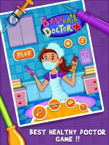 Baby Nail Doctor- Girls & Fun Kids Games game screenshot