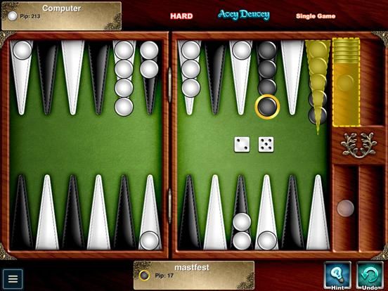 Backgammon HD game screenshot