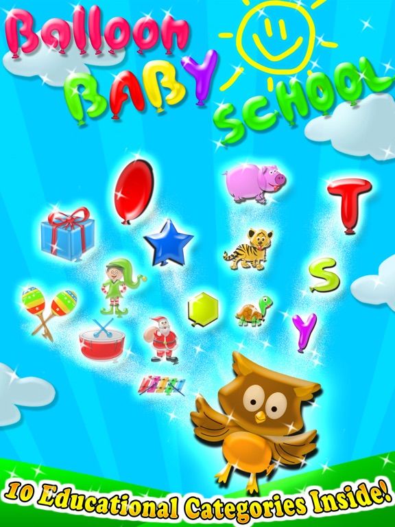 Balloon Baby School game screenshot