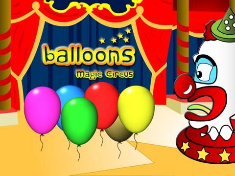 Balloons Magic Circus game screenshot