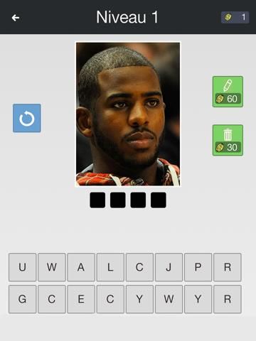 Basket Quiz game screenshot