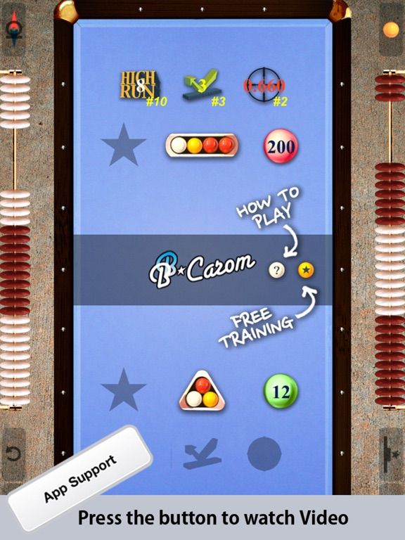 BB Carom Billiard (3 cushion billiards)