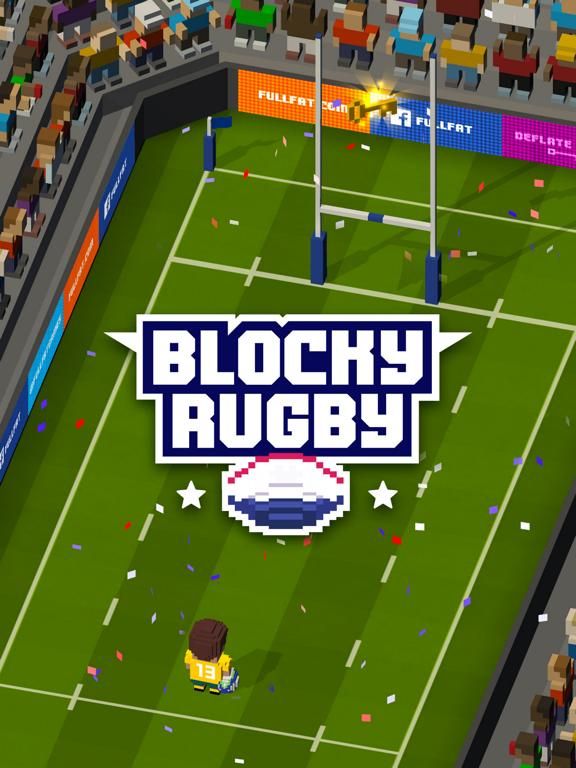 Blocky Rugby game screenshot
