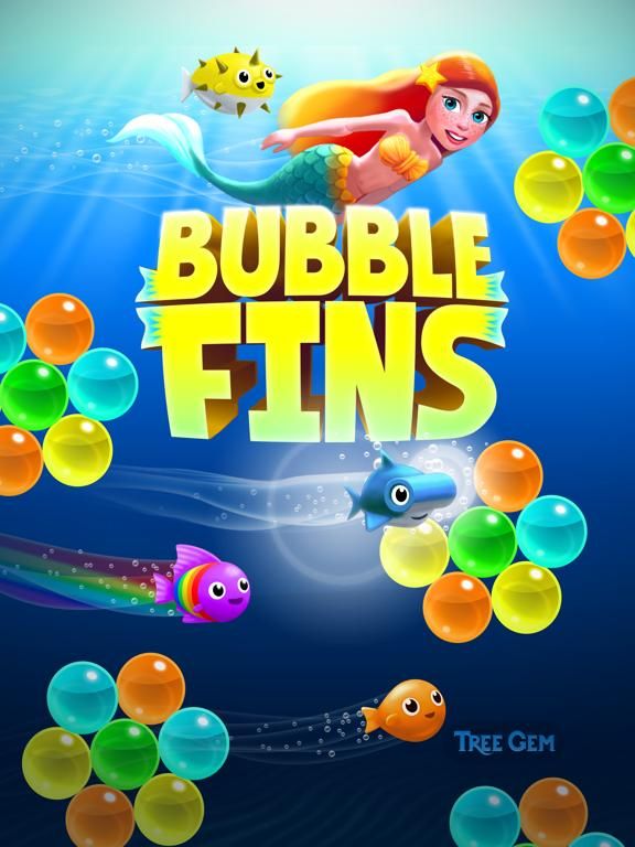 Bubble Fins game screenshot