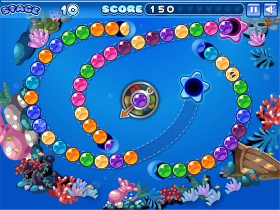 Candy Marble Shooter game screenshot