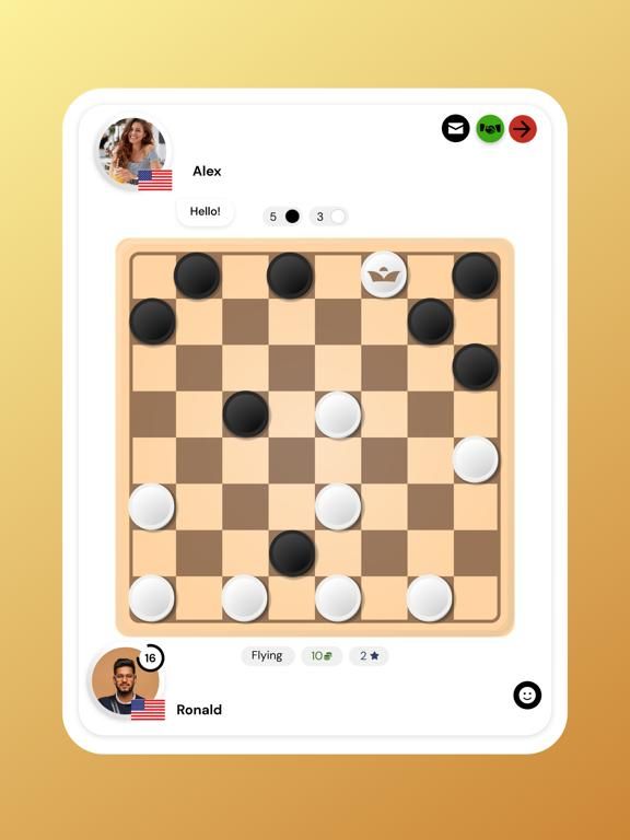 Checkers!!! game screenshot