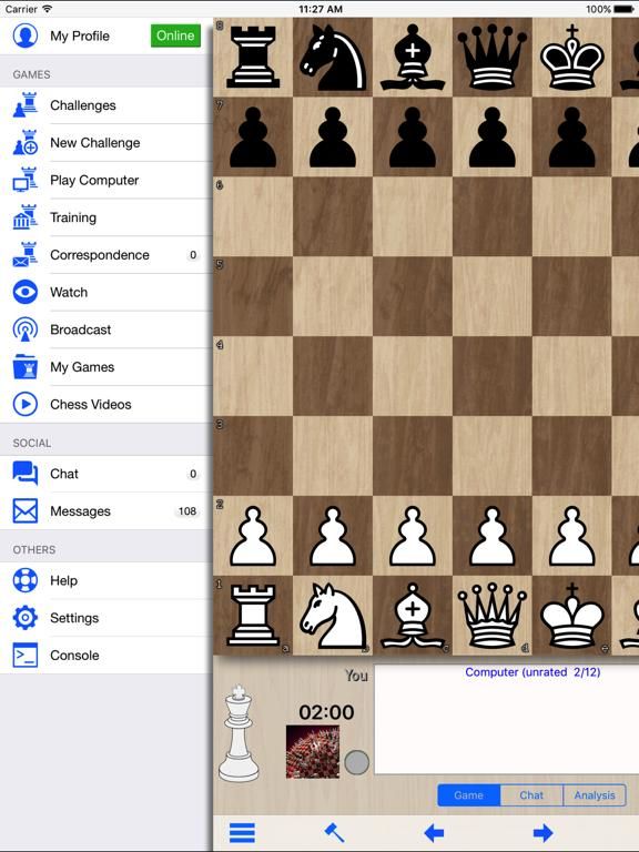 Chess at ICC Universal