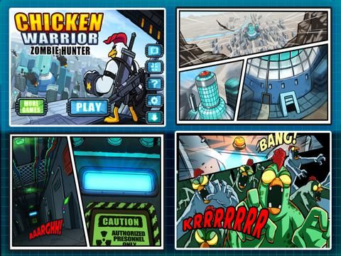 Chicken Warrior : Zombie Hunter game screenshot