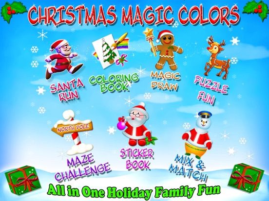 Christmas Magic Colors game screenshot