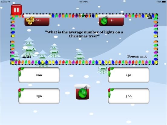Christmas Quiz game screenshot
