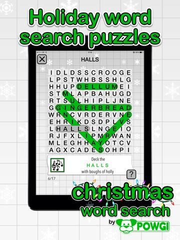 Christmas Word Search by POWGI