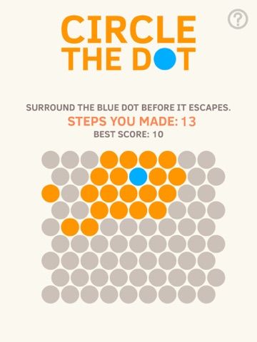 Circle The Dot game screenshot