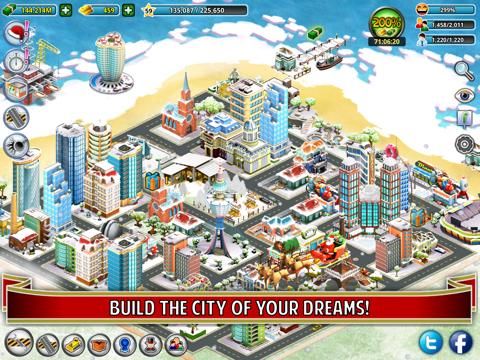 City Island: Winter Edition game screenshot