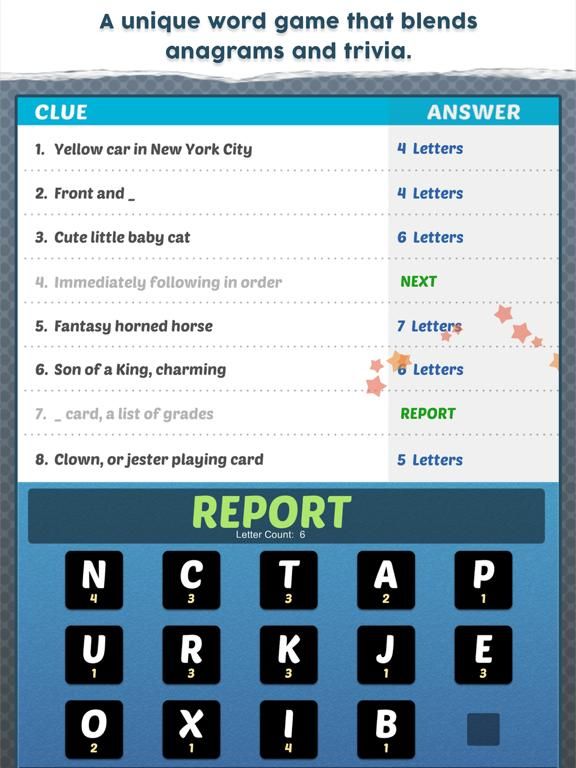 Clue Word game screenshot