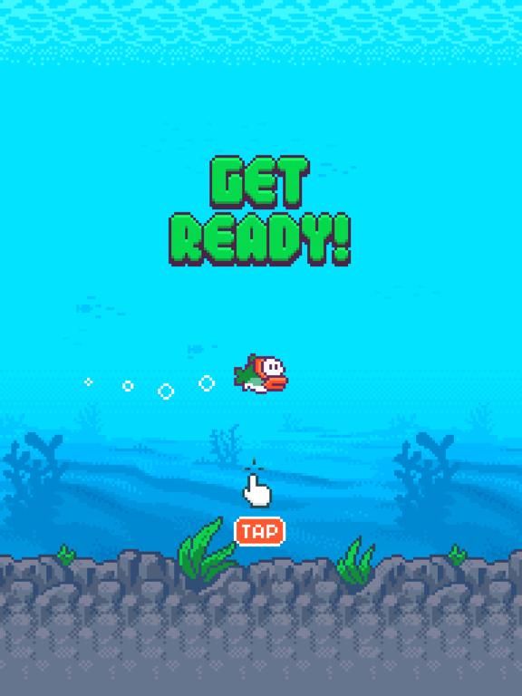 Clumsy Fish game screenshot