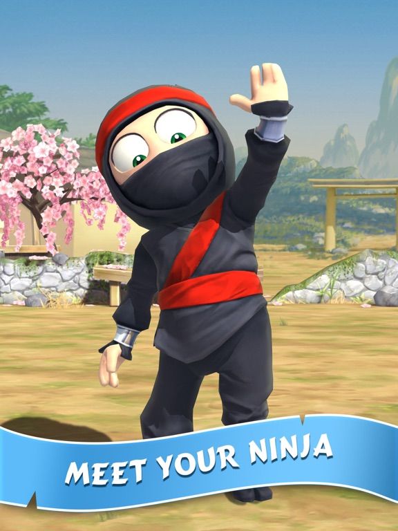 Clumsy Ninja game screenshot