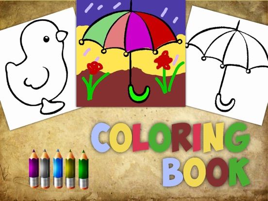 Coloring book for litle baby HD game screenshot