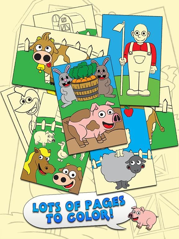 Coloring Farm Touch To Color Activity Coloring Book For Kids and Family Preschool Ultimate Edition