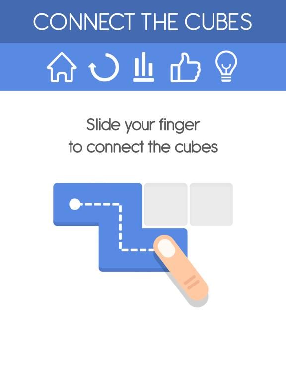 Connect The Cubes game screenshot