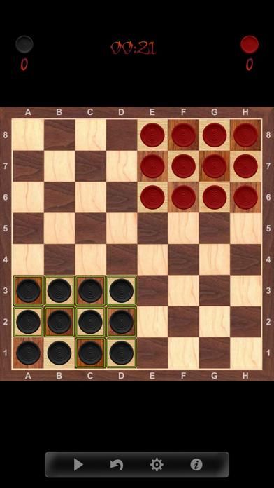 Corner Checkers game screenshot