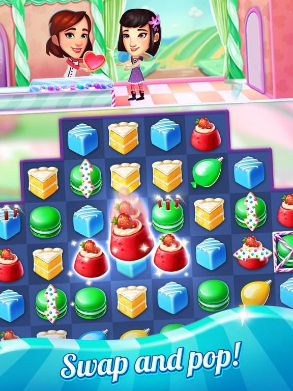 Crazy Cake Swap game screenshot
