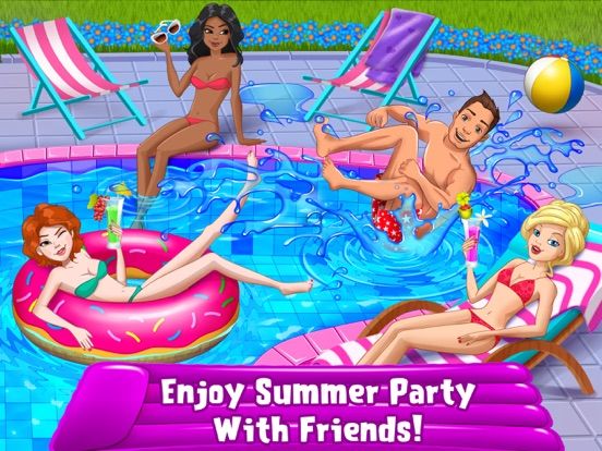 Crazy Pool Party game screenshot