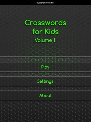 Crosswords for Kids 1