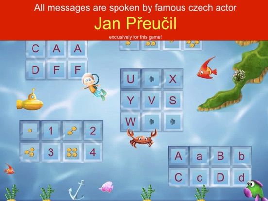 Czech Alphabet game screenshot