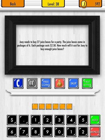 Death By Math: Grade 6 Word Problems game screenshot