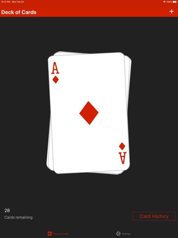 Deck of Cards game screenshot