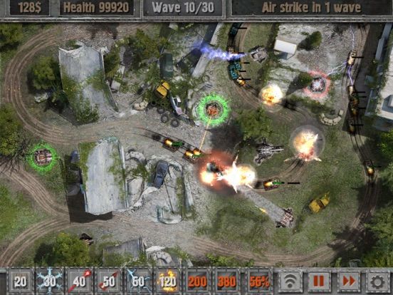 Defense zone 2 HD game screenshot
