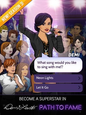 Demi Lovato: Path to Fame game screenshot