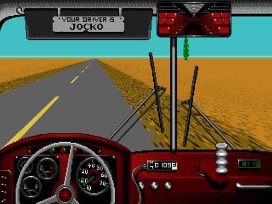 Desert Bus game screenshot