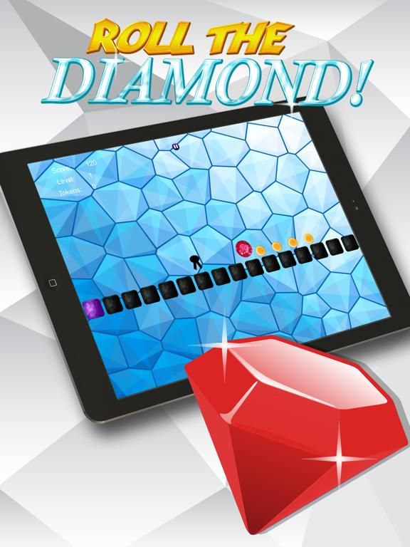 Diamond Roll Ultimate Jewel Dash game screenshot