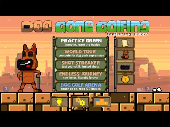 DOG GONE GOLFING game screenshot