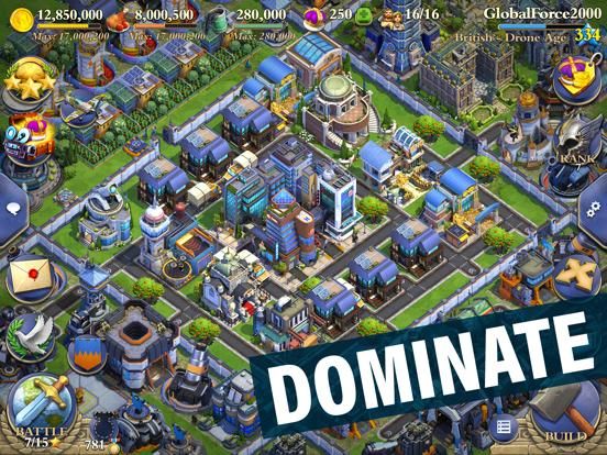 DomiNations game screenshot