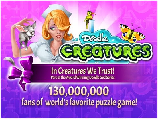 Doodle Creatures HD game screenshot