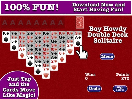 Double Deck Solitaire game screenshot