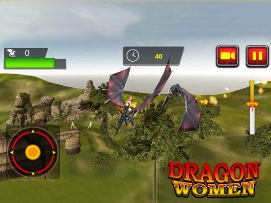 Dragon woman : fight of thrones game screenshot