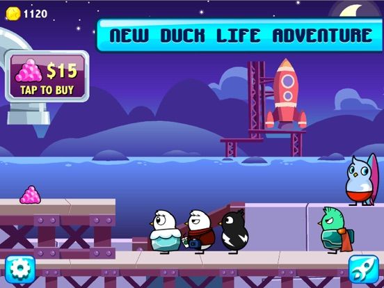 Duck Life: Space game screenshot
